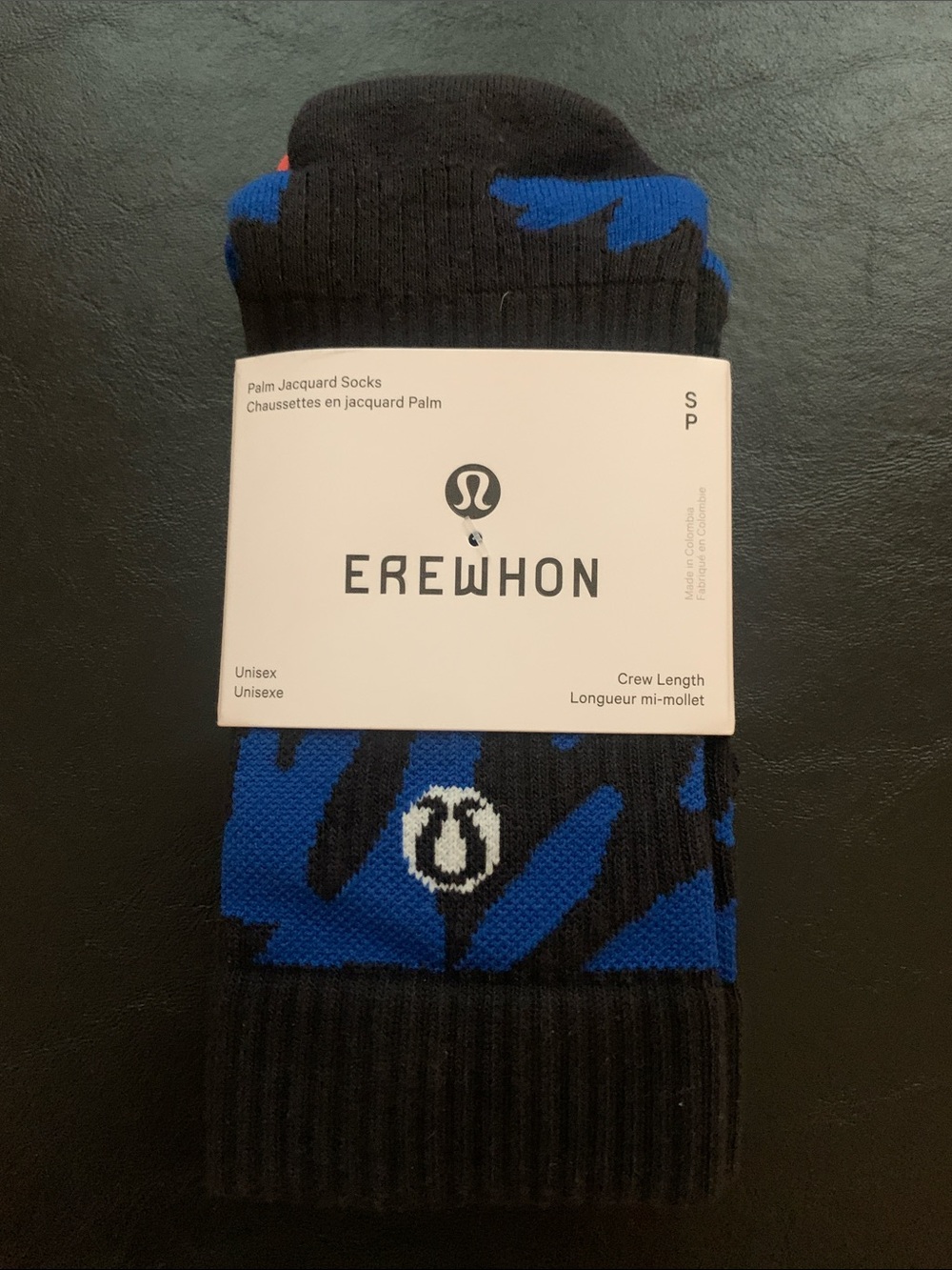 Lululemon Erewhon Palm Jacquard Socks
Sz Small, NWT